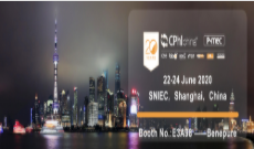 2020年12月16日到12月18日，CPHI China 2020, SNIEC, 上海，中国，展位号: E3A98